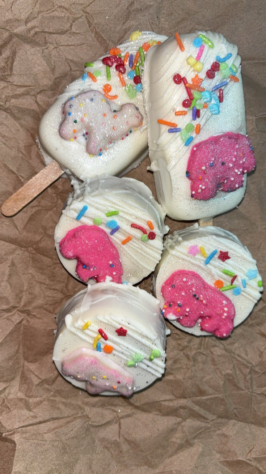Confetti cakesicles